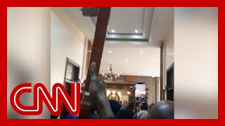 Video shows protesters storm parliament in Kenya [upl. by Nacnud603]