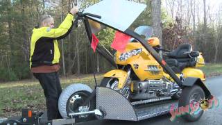 Baxley SB001 Motorcycle Trailer Review [upl. by Nnyleahs]