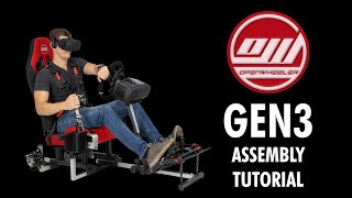 OpenWheeler Gen 3 Racing Simulator Cockpit Official Assembly Video Tutorial amp Accessories 2022 [upl. by Stclair]