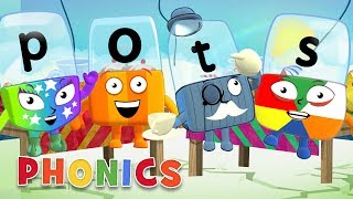 Phonics  Learn to Read  Four Letter Words  Alphablocks [upl. by Philly248]