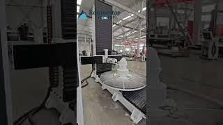 five axis cnc carving machine for foam 3D model make 5axis foamcutting [upl. by Enier]