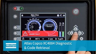 Atlas Copco XC4004 Diagnostic amp Code Retrieval  Atlas Copco Power Technique USA [upl. by Elsey]