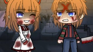 CHUCKY VS ANNABELLE  Gacha life  old trend [upl. by Kaitlin173]