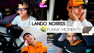 lando norris  funny moments [upl. by Eissim]