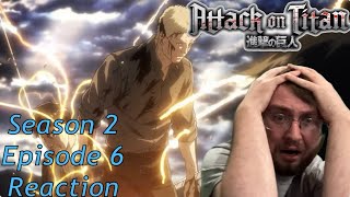 REINER amp BERTHOLDT  Attack on Titan Season 2 Episode 6 Reaction [upl. by Odnanref]