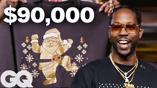 2 Chainz Makes a 90K Ugly Christmas Sweater  Most Expensivest Sht  GQ [upl. by Hgielah808]