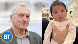 Robert De Niro gushes over his 9monthold daughter Gia [upl. by Otreblaug]