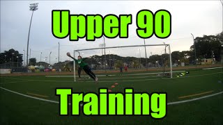 Goalkeeping Drills Reaching the Upper 90 [upl. by Nevins]