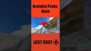 NEW 2X2 Brutalist Peeks Base Design 2024 shorts youtubeshorts rust [upl. by Eugenides]