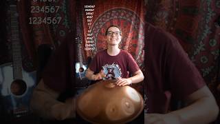 12345678 challenge but its in 7 on the handpan [upl. by Nilcaj]