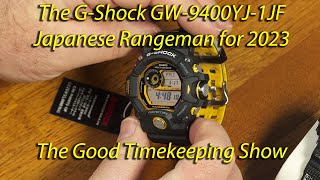 The New GW9400YJ GShock Rangeman Japanese Edition with Yellow Carbon Fiber Band In Depth Review [upl. by Xuagram]