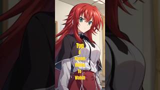 Top 5 Harem Anime To Watchanime manga shorts harem lightnovel [upl. by Anilef638]