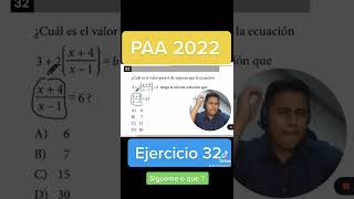 PAA 2022 Ejercicio 32 [upl. by Poliard]