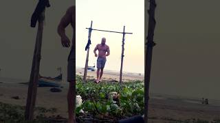 Callisthenics Workout in 10 min indiapullupsmuscleathletecalisthenicsworkoutbeachgoaabs [upl. by Sylram794]