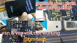 Samsung A21S Light amp Graphic Problem Solution gmtechacademy [upl. by Tracee82]