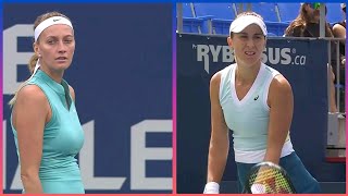 Petra Kvitova vs Belinda Bencic  Canadian Open 2023 R3 [upl. by Hijoung]