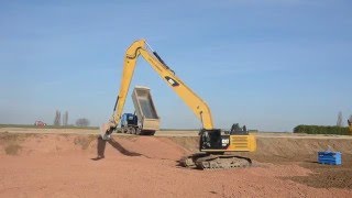 Caterpillar 340F Longreach excavator  Derks Bemmel [upl. by Kucik]