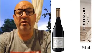 Claudio Maza de Bodega El Esteco reseña Don David Syrah [upl. by Antrim258]