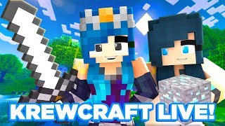 Krewcraft LIVE w ItsFunneh [upl. by Erhard25]