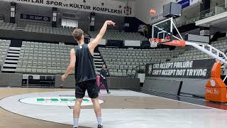 Potential 2021 NBA Draft Lottery Prospect Alperen Sengun Workout in Istanbul Turkey [upl. by Ramiah]