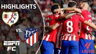 🔥 ATLETICO ON FIRE 🔥 Atletico Madrid vs Rayo Vallecano  LaLiga Highlights  ESPN FC [upl. by Parris]