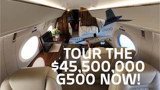 Gulfstream G500 TOUR The Future of Flying NOW [upl. by Lehcyar364]