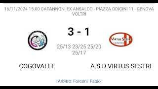 Prima Divisione 2425 Cogovalle vs Virtus Sestri [upl. by Sheryle]