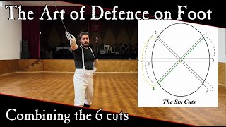 British Military Sabre Instruction  Combining the 6 cuts [upl. by Attenahs86]