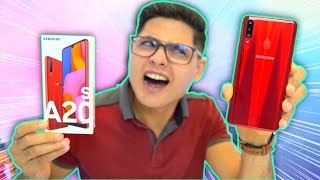 GALAXY A20s  MELHOROU ou PIOROU Eita Samsung Unboxing e Impressões [upl. by Nhor900]