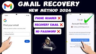 How To Recover gmail account without Phone Number And Recovery Email 2024  Gmail Account Recovery [upl. by Rimas]