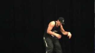 Ryan dubstep dancing in the Caney Creek High Schools Mr Debonair 2013 Talent Round [upl. by Koss]