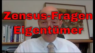 Zensus 2022  die Fragen für die Eigentümer [upl. by Nerrag275]