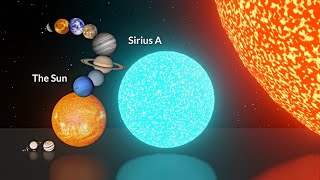 Planets stars and black hole size comparison  science  space  solar system [upl. by Angelika592]