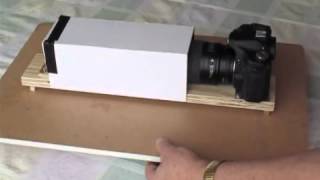 DIY Slide Scanner Scanning via DSLR [upl. by Eilsil]