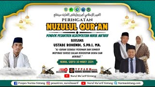 🔴LIVE PERINGATAN NUZULUL QURAN 1445 H DI PONDOK PESANTREN AGROPOLITAN NURUL MAARIF [upl. by Baldwin]