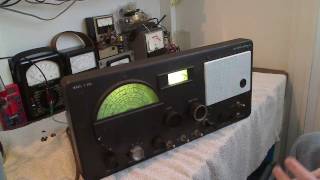 Hallicrafters S40A receiver video 3  Work Completed and Demonstration [upl. by Kramnhoj415]