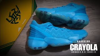 UNBOXING CRAYOLA 2021 x Adidas DON ISSUE 2 [upl. by Occer]