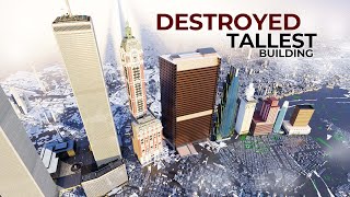 Tallest Non Existing Buildings – Destroyed – 3D Comparison [upl. by Eiramlatsyrk]