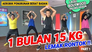 Aerobik Penurunan berat badan 15 kg dalam 1 bulan  Part 1 [upl. by Daughtry]