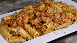 The Secret To Make A Delicious Creamy Shrimp Pasta Recipe  30 Minute Meal [upl. by Cristen]