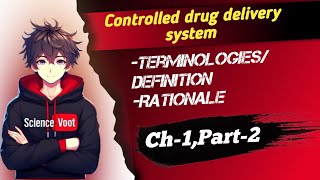 Controlled drug delivery system Terminologies and Rationale  Unit1 B pharma 7th semester [upl. by Akahc]