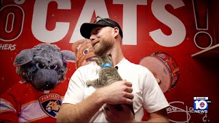 Panthers center Sam Bennett scores sponsors pet adoptions in South Florida [upl. by Alah]