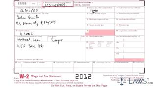 Learn how to fill w 2 Tax form [upl. by Ripp]