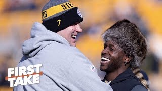 Time for Steelers to trade Antonio Brown  Marcus Spears  First Take [upl. by Eniamaj]