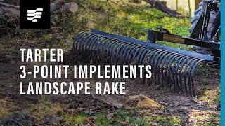 TARTER 3Point Implements Landscape Rake [upl. by Odnanreh]