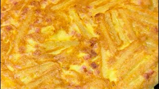 frittata di pasta con prosciutto e formaggio [upl. by Adnoma]