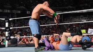 John Cena vs Michael Cole Raw June 4 2012 [upl. by Kovacs]