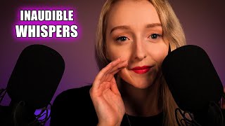 ASMR Inaudible Whispers amp Clicky Mouth Sounds  Ear to Ear [upl. by Carolus]