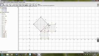 Teorema di Pitagora costruzione con Geogebramp4 [upl. by Aihsetal417]