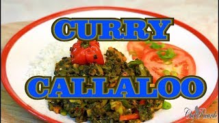 Curry Callaloo With Rice The Best Jamaica  Recipes By Chef Ricardo [upl. by Margalo]